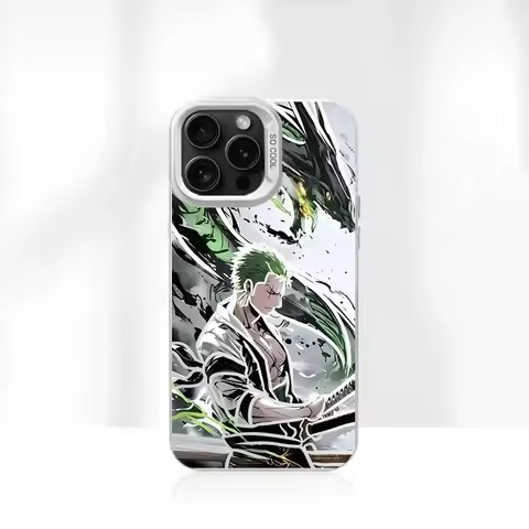3D Anime O-One P-Piece Luffy Zoro Phone Case for Apple iPhone 11 12 13 14 15 16 17 Pro Max Plus mini