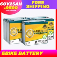 Ebike Battery 60V25Ah Compatible w/ 60V20Ah