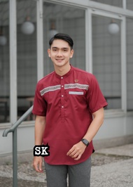 baju koko muslim pria terbaru 2021 baju koko dewasa laki laki lengan pendek murah kurta rabbani mura