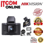 HIKVISION K5 CAR CAR DUAL CAMERA 4K REAR FULL HD 1080P DIGITAL CAMCORDER BLACK