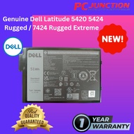 Dell Battery 11.4V 51Wh 7WNW1 0DMF0C Dell Latitude 5420 5424 Rugged / 7424 Rugged Extreme
