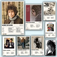 Music Ameican Singer B-Bob Dylan Poster Premium Crease Aesthetic Wall Art Designed For Living Room B