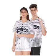 PUTIH (BASEBALL T-shirt) dodgers White Men Women BASEBALL JERSEY
