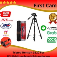 Tripod CAMERA BENSON 3520 FOR DSLR MIRRORLESS HP/TRIPOD BENSON 3520