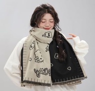 Hello Kitty - Sanrio |成人針織圍巾 雙面頸巾 Knitted Scarf