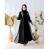 Abaya Dubai- dadakan-fashion muslim-abaya syari jumbo xxl-gamis