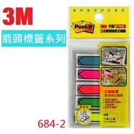[K.J Headquarters Department] 3M 684 Removable Arrow Label~684-2/684-4/684-SH