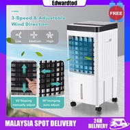 ✨✨EDWARD Ready Stock Air Cooler Remote Control 10L Air Cooler Upgrade Version Mobile Air Conditioner Aircond Air Cooler Cooling Machine Timer 冷風扇