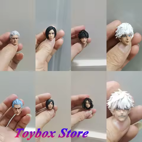 1/12 Anime Gojo Girl Spider Hero Ada Wang Female Simple Painted Head Sculpt Model Toys Accessory For