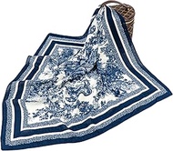 Women's Breathable Scarf, Velvet-like texture & Bio-Fabric Technology, 3D layered printing,Azure Gat