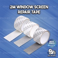 ZoomPack 2M Window Screen Repair Tape Patch Fiberglass Repair Kit