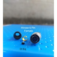 Hirose Connector 6 pin plug Female HR10A 7P 6S 6 pin power plug Female