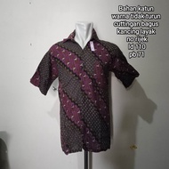 PRELOVED ATASAN BATIK TRADISIONAL PART 1//ATASAN BATIK P. L//BATIK PRIA MURAH//BATIK PENDEK//PRELOV