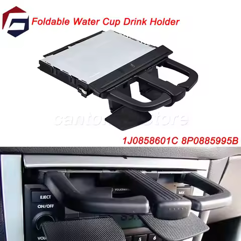 Car Water Cup Drink Holder Beverage Bottle Mount Stand 1J0858601C 8P0885995B For VW Jetta Golf 4 Bor