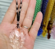 [HÀNG CAO CẤP] DÂY CHUYỀN HỒ LY 9 ĐUÔI CỬU VĨ NGỌC ROSE BERYL TÌNH DUYÊN BÌNH AN TÀI LỘC TẶNG KÈM DÂ