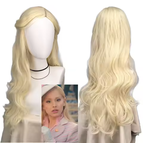 Glinda Cosplay Wig Movie Wicked Glinda Cosplay Wig Costume Adult Women Halloween Roleplay Wigs