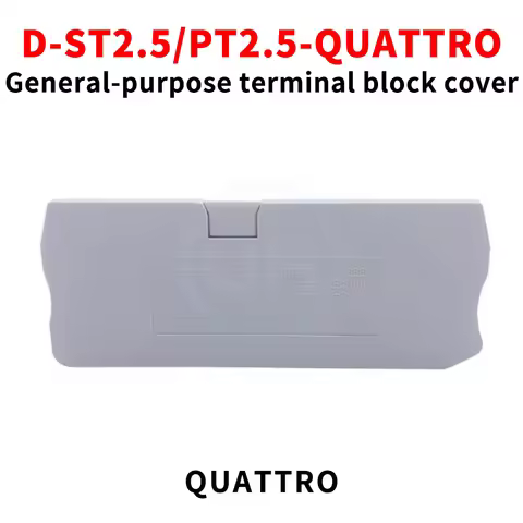 (10 pcs) D-ST2.5QUATTRO/PT2.5QUATTRO Terminal Block Cover Plate with Two Inputs and Two Outputs
