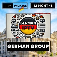 German Group TV Online IPTV Package 1 Year. สามารถรับชมทีวีออนไลน์และVOD ซีรี่ย์ ใช้งานผ่านแอพพลิเคช