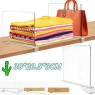 Transparent Wardrobe Divider Divider Drawer Shelf Acrylic Wardrobe Divider Acrylic Bookcase Divider 