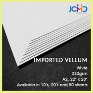 ✩ ◱ ╮ Vellum Board, (A2, 22.5" x 28.5"), 185gsm/220gsm