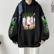 Roronoa Zoro Printed Hoodies ONE PIECE Anime Loose Pullover Harajuku Casual Tops Men Women Fashion Long Sleeve Sweatshirts