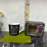 Glass Black Cat 3 Inches Tall New In A Box The Has Scratches.