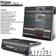 Mixer Huper QX 12 Original 12 Channel HUPER QX12 MIXER HUPER QX12 ORI