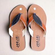 Jogja women's ethnic sandals, vinyl material, leaf model cute sandal/s sandal/s Jogja sandal/s, slop