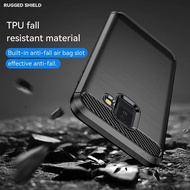 CASE SAMSUNG A6 A8 A6 PLUS A8 PLUS 2018 RUGGED CARBON FIBER ANTI SHOCK
