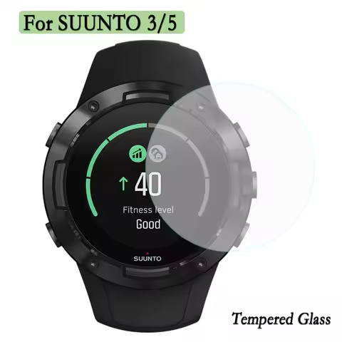 Tempered Glass Film For SUUNTO 3/5 Hard Watch Full Screen Protective Anti-Scratch Films Protector Fo