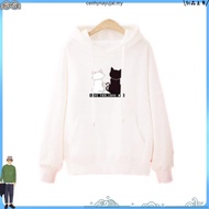 Harajuku  Men/Women's Long Sleeve cute cat  Printed Casual Pullover Top Causal Thicken Hoodies Coupl
