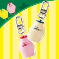 [Binggrae]  Korea Strawberry Milk Banana Milk Bottle Shape Keychain _3P_ Officials Merch