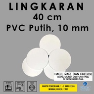 PUTIH 40 cm circle - PVC Foam Board white, 10 mm - Decoration/MDF/Plywood