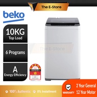 Beko 10KG Automatic Top Load Washing Machine | BTU1008W BTU1008 (Washer Top Loader Mesin Basuh 洗衣机 BTU 1008W)