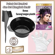 Miranda Hair Color Premium MC-13 Rose Purple BPOM Semir Rambut Miranda Warna Cat Rambut Natural Pewa