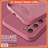 Huawei P30 P20 Pro P30 Lite Nova 4e Original Square Liquid Silicone Case Thin Soft Candy Shockproof Phone Cover