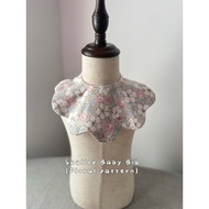 [READY STOCK] Baby Scallop Bib – Handmade Gift Baby Girl Newborn | Hadiah Baby Shower