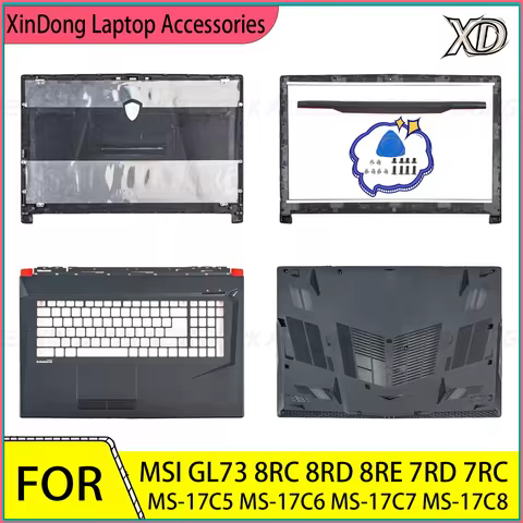 All New Outer Case For GL73 8RC 8RD 8RE 8SC 8SD 9RC 9RD 9SE 9SD LCD Back Cover Bezel Palmrest Bottom