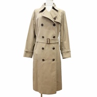 全新 △ BURBERRY LONDON風衣，100% 棉，Nova 格紋襯裡，logo 紐扣，腰帶，羊毛襯裡，米色，46 碼，日本製造，正品，女款。