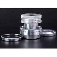 【放射性元素玻璃】Leica/徠卡 Summicron 50/2 初期Radioactive 104萬 L39銀色縮頭#jp21823