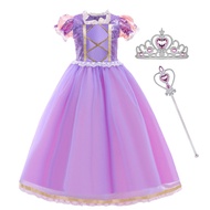Mqatz cô gái Belle Rapunzel Cô bé lọ lem ARLO váy dạ tiệc công chúa trẻ em Trang Phục Cosplay lễ hội
