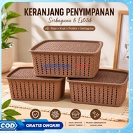 Multipurpose Basket Hachiko Caramel Multibox Plastic Storage Basket