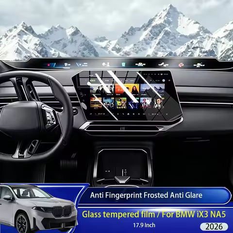Matte anti Glare Protective Film for BMW IX3 NA5 2026 2027, Suitable for GPS Screens and Reinforced 