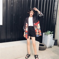 Kimono Haori JEPANG KOREA GEISHA HAPPI LOOSE KIMONO