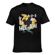 Fashion Printed Johnny Bravo Vintage 90S Casual Mens Tee