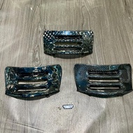 Carbon Kevlar Fiber Spark Plug Cover Twill Chess Forged Sport Model Vespa Sprint Primavera 3V Iget