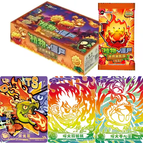 KAYOU Genuine Plants Vs. Zombies Card Amazing Nature Journey Fusion Evolution Super Powerful Attack