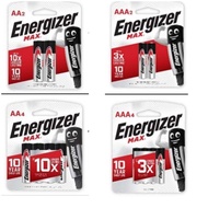 Energizer Max . Battery . AA / AAA . 2's / 4's . 1.5V . Bateri . { READY STOCK } A