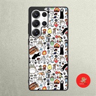 Case Samsung S26 S25 S24 S23 S22 S21 S20 S10 S9 Ultra Plus Fe Edge Rubber Softcase Gibli Studio Char