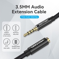 【COD】Vention dây kết nối âm thanh 3.5mm Aux dây nối dài tai nghe Male to Female 3.5mm Aux Jack Cable